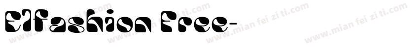 Elfashion Free字体转换